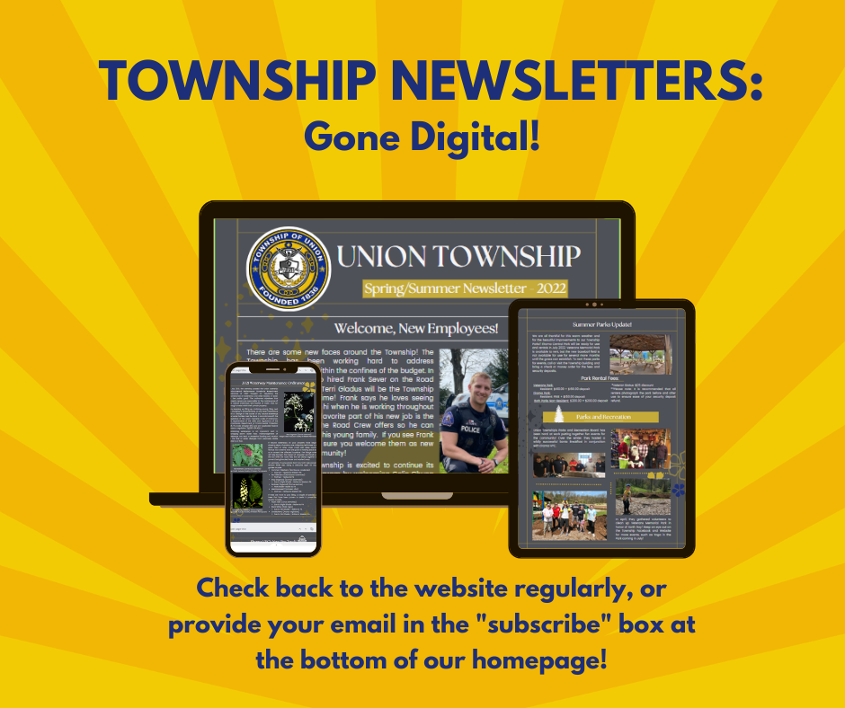 Township Newsletters Gone Digital!